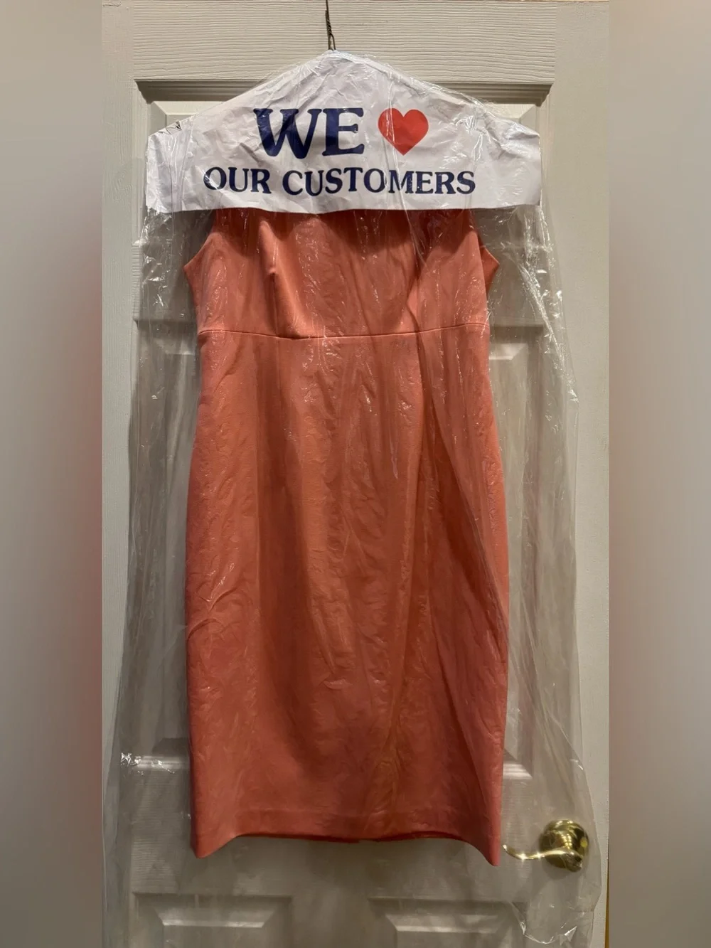 Evan Picone: Black Label: Women’s: Sleeveless Coral Shift Dress Size 4 - Picture 2 of 14
